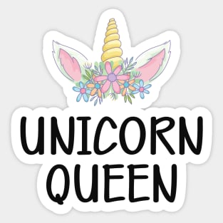 Unicorn Queen Sticker